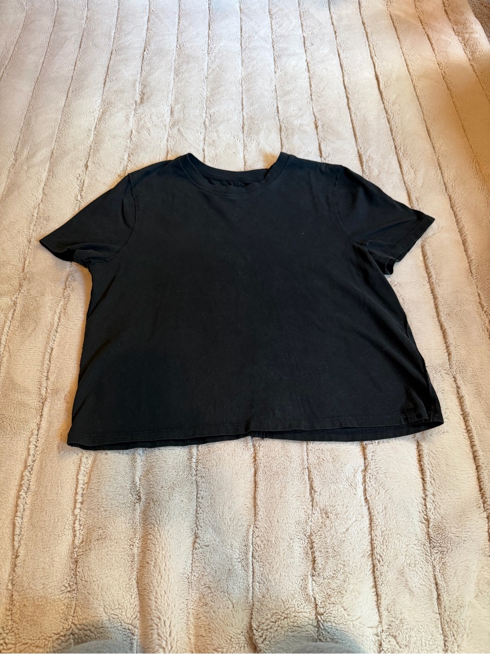 Free People Everyday Tee, Black Medium